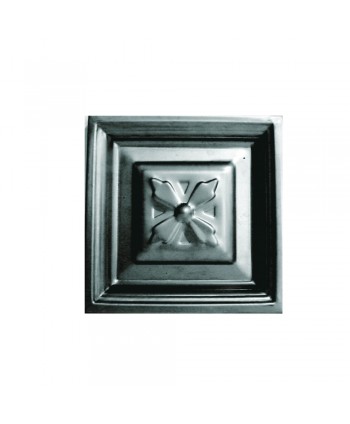 5-CC Cuarterón chapa dibujo flor para zócalo de puerta