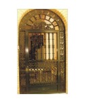 1041 Puerta con arco de solera curvada hierro