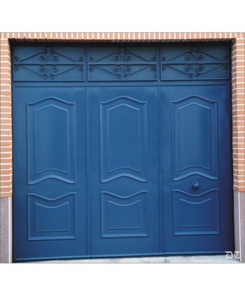 1054 Hojas de puerta de hierro con adornos forjados