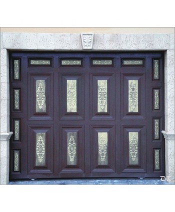 1063 Puerta con cuarterones de dibujo de chapa