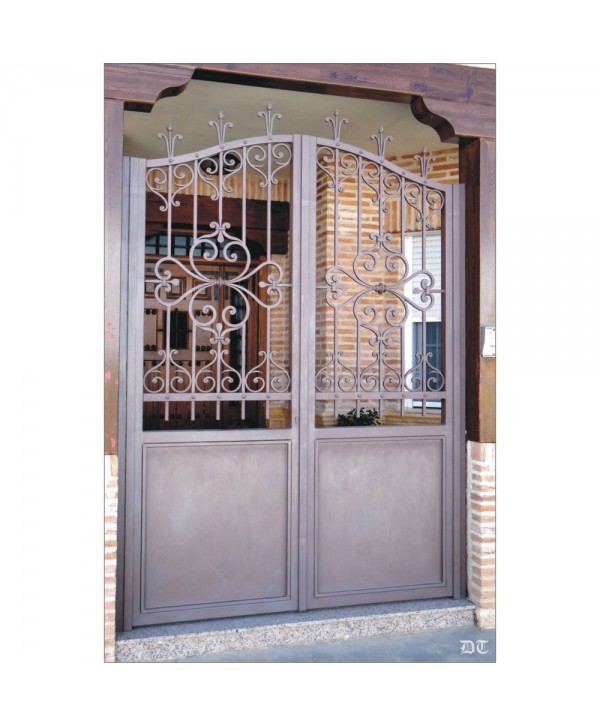1571 Verja sencilla de cerrajeria artística