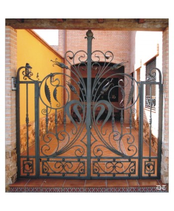 1574 Cancela de piezas especiales de forja