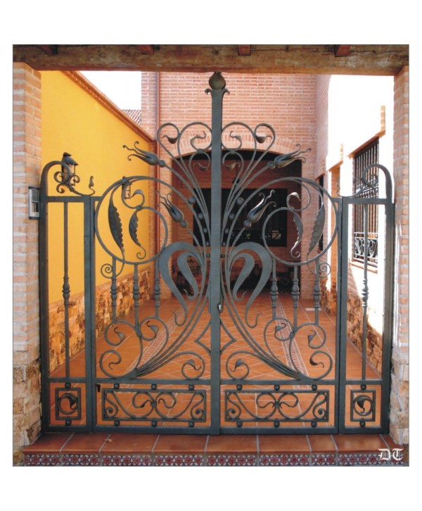 1574 Cancela de piezas especiales de forja