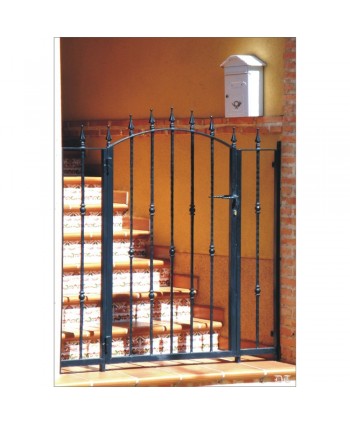 1595 Cancela sencilla con barrote de bola