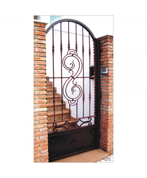 1617-1 Cancela pequeña son S central de forja