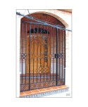 1633 Cancela para puerta de exterior forjada