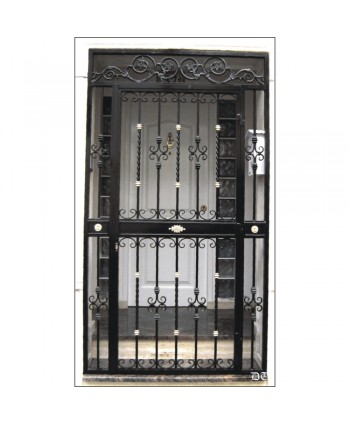 1667 Cancela con macollas y rosetas mini de laton