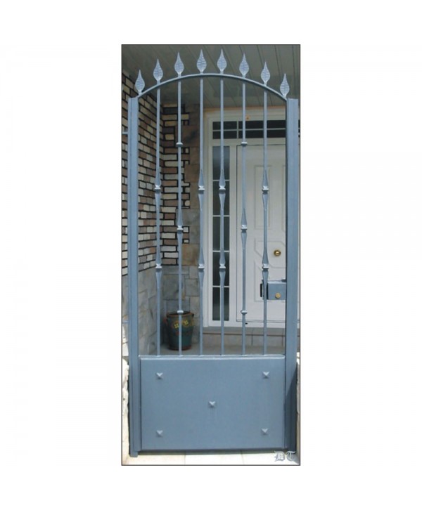 1678 Verja con 5 clavos de hierro