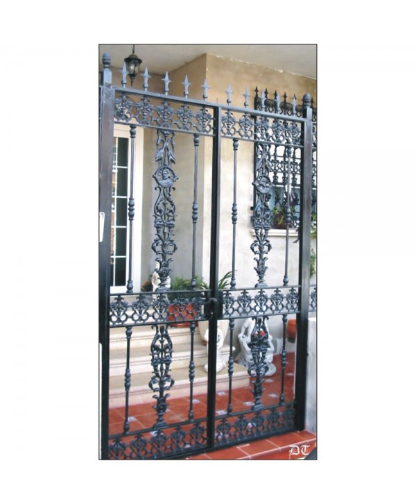 1679 Cancela con adornos de jarrones y soleras de hierro