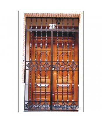 1694 Cancela de estilo elegante con macollas para cuadrado