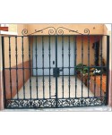 1705 Cancela pequeña con solera de hojas pequeñas
