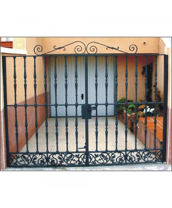 1705 Cancela pequeña con solera de hojas pequeñas