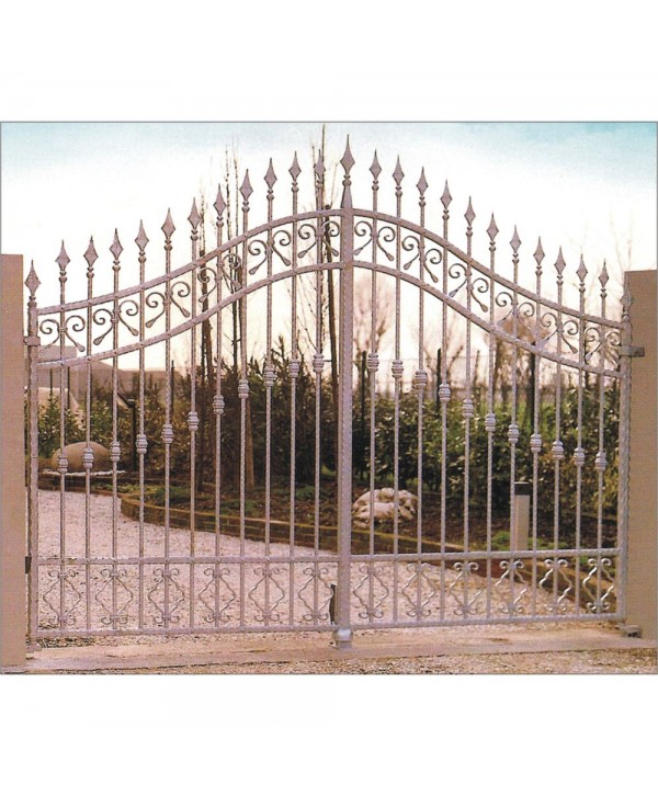 1708 Cancela para bodega personalizada de hierro