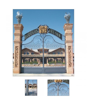 1709 Cancela con piezas y accesorios hechos a medida