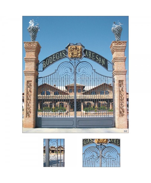 1709 Cancela con piezas y accesorios hechos a medida