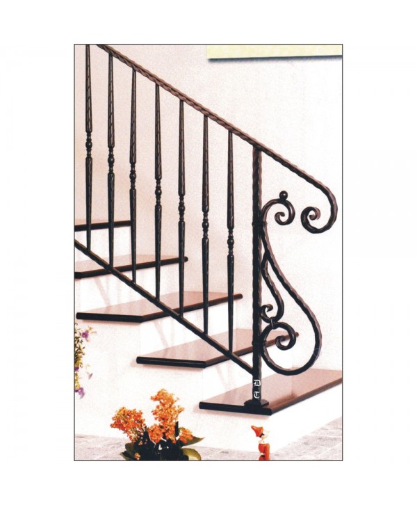 2022 Baranda con S forjada en el arranque