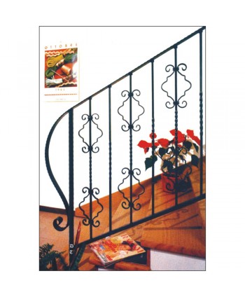 2031 Baranda con pletina machacada de hierro