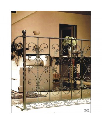 2041 Baranda con accesorios de forja artistica para terraza