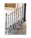 2053 Barandilla con rombos inferiores de forja