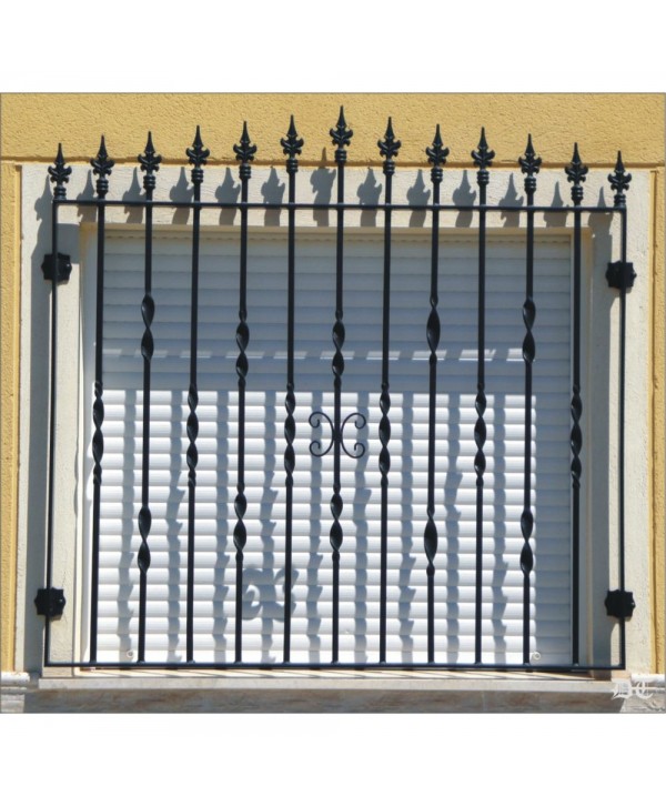 3021 Reja con lanzas de hoja superiores