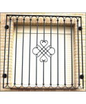 3060 Reja sencilla con adorno sutil central