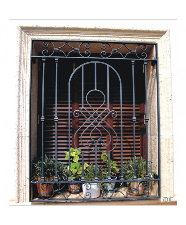 3067 Reja elegante para exterior de hierro