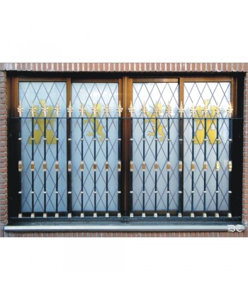 3099 Reja con macollas latonadas