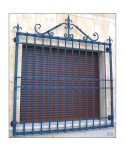 3112 Reja forjada con barras sencillas