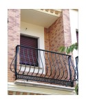 4013 Balcón sencillo curvado con solera forjada