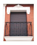 4064 Balcón para exterior con piezas de hierro forjado