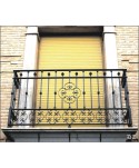 4084 Balcón con macollas para cuadrado de hierro