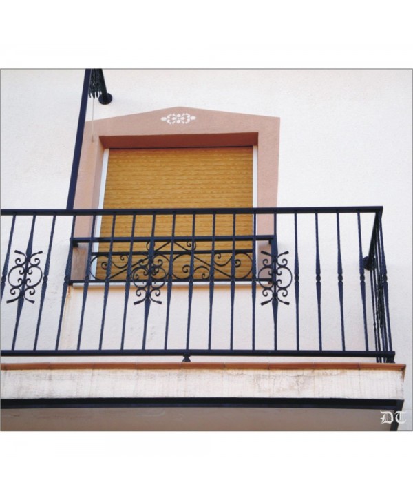 4090 Balcón sencillo de forja grande