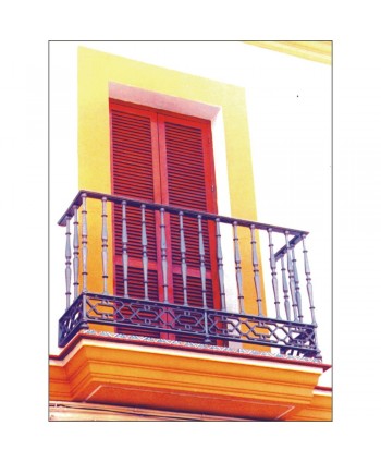 4115 Balcón con solera tradicional de hierro