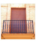 4129 Balcón de hierro fundido con pletina 6-PS