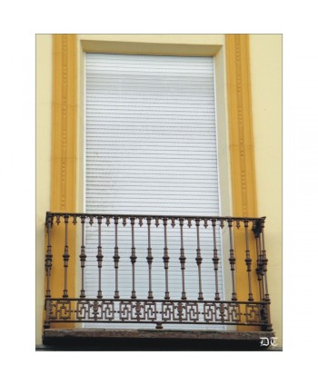 4139 Balcón con piezas de hierro y pletina 6-PS