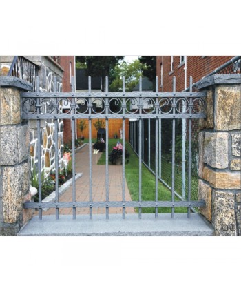 5017 Verja pequeña con pletinas forjadas