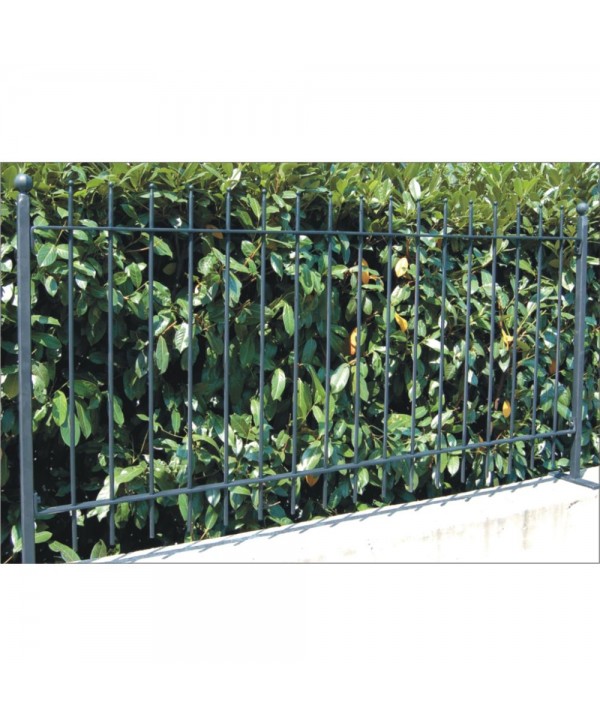 5039 Verja prefabricada lisa con barrotes