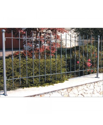 5040 Verja prefabricada con macolla central de redondo