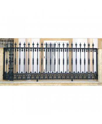 5067 Verja de estilo sencillo con macollas centrales