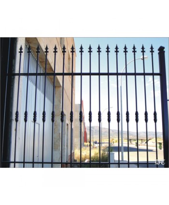 5068 Verja para exterior con diseño tradicional