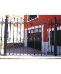 5070 Verja de forja artística con rizos pequeños