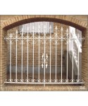5076 Verja en blanco con accesorios de forja