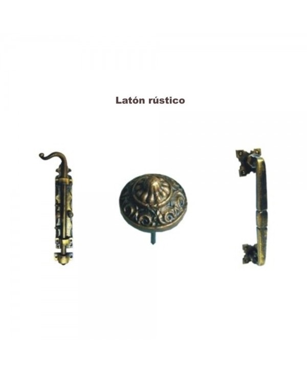 Acabado latón rústico