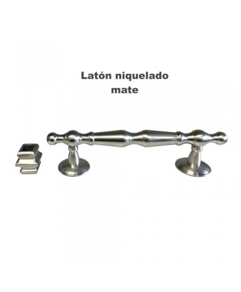 Acabado latón niquelado mate