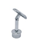 Soporte de acero inox pulido espejo para barandillas y balcones regulables
