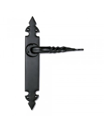 5-MPH Juego manivela con placa en forja artística