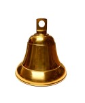 Campana de latón con badajo y cadena 63-PVL