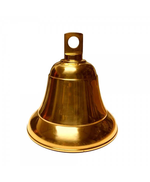 Campana de latón con badajo y cadena 63-PVL