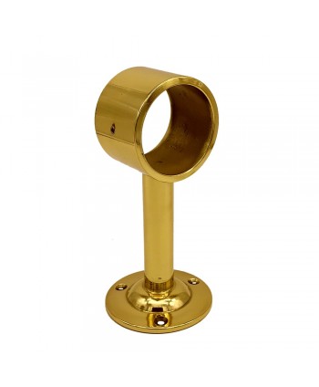 Soporte de latón para tubo redondo de barra de bar o restaurante