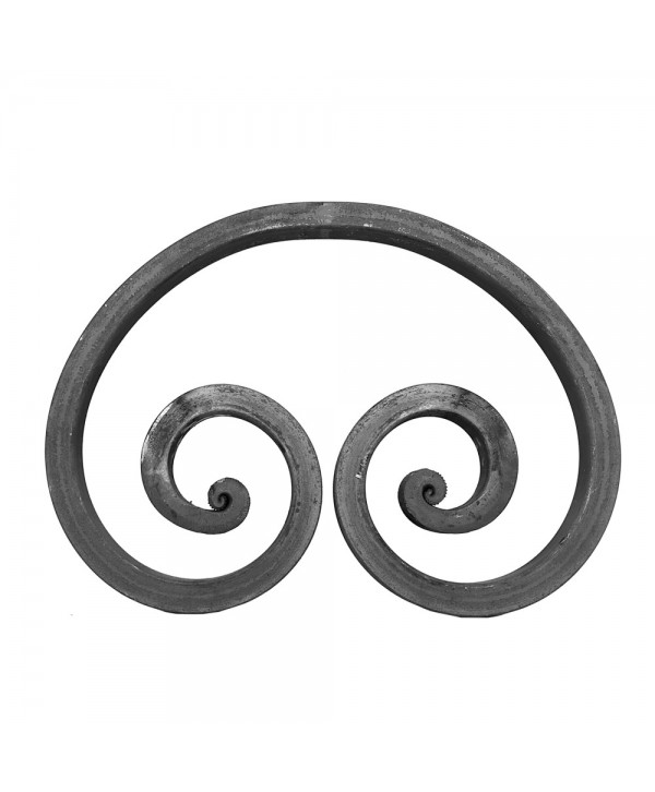 48-AF-G Rizo forjado en cuadrado con forma de C grande